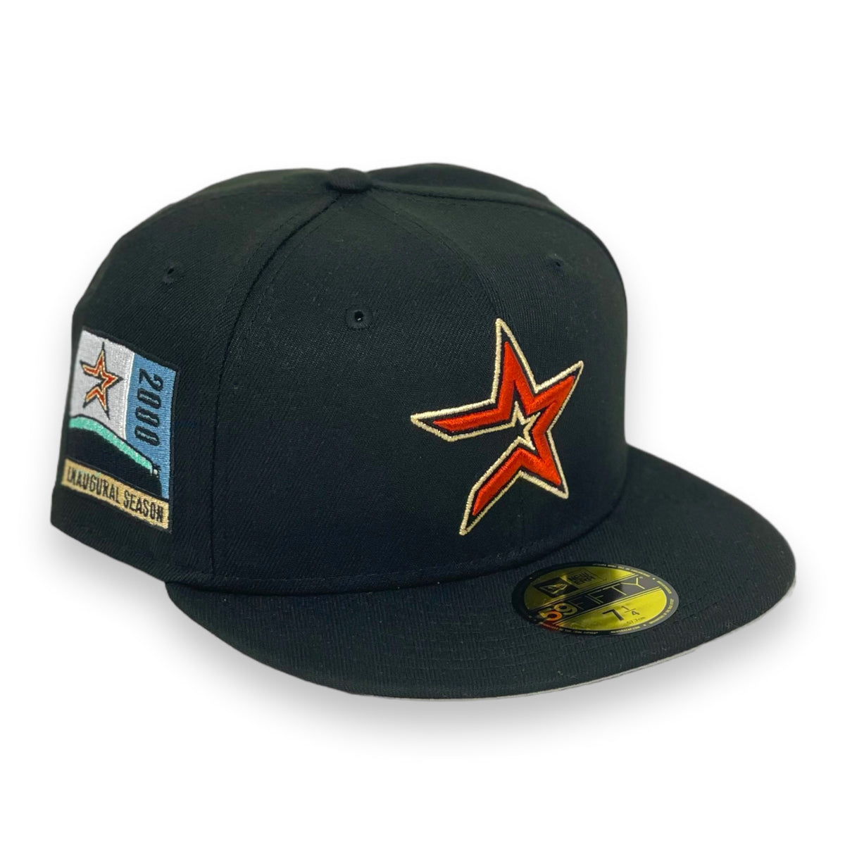 Sky Blue Houston Astros 2000 Inaugural Season New Era 59FIFTY Fitted 8