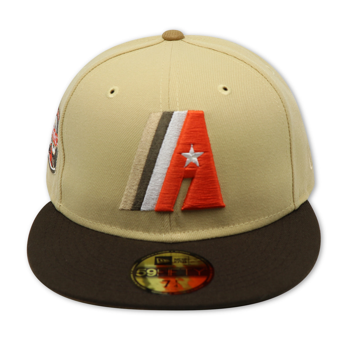 Houston Astros MACDADDY PLAID Wheat Fitted Hat by New Era