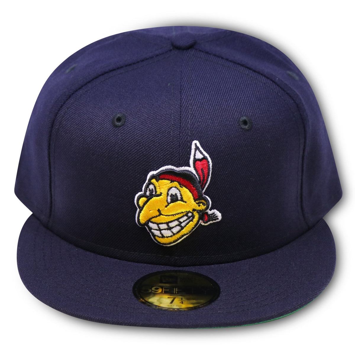 CLEVELAND INDIANS (1947-1950 LOGO) NEW ERA 59FIFTY FITTED (GREEN BOTTO –