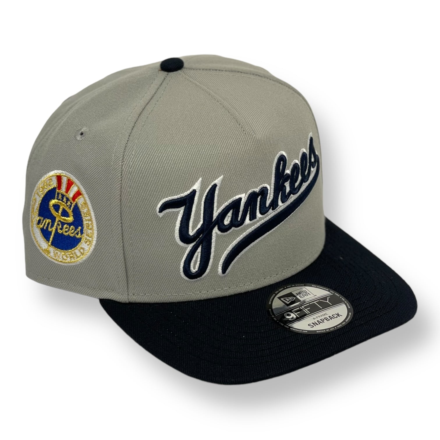 NEW YORK YANKEES (GREY/NAVY) (1962 WS) "9FIFTY AFRAME" NEW ERA SNAPBACK