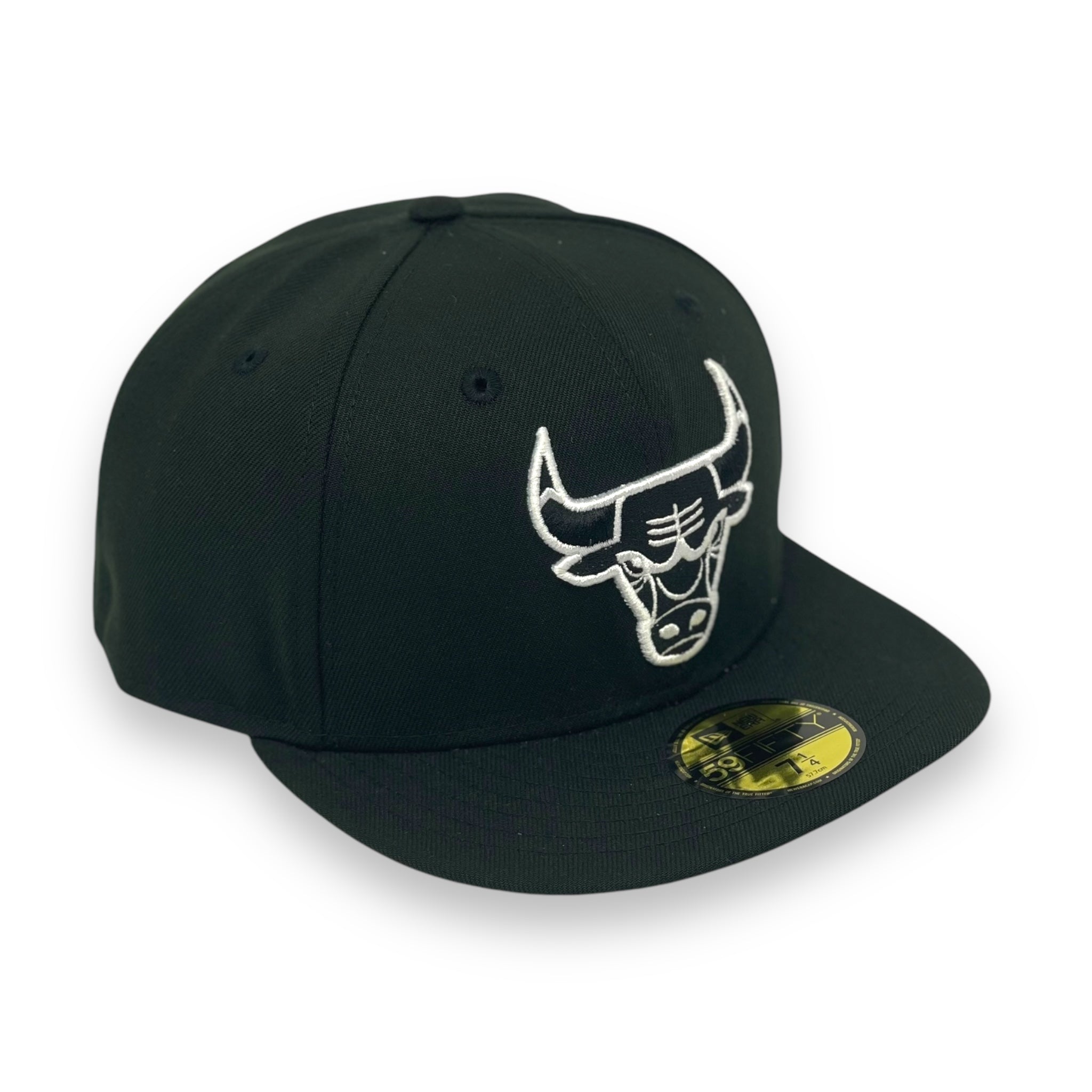 CHICAGO BULLS (BLACK/WHITE) 59FIFTY NEW ERA FITTED