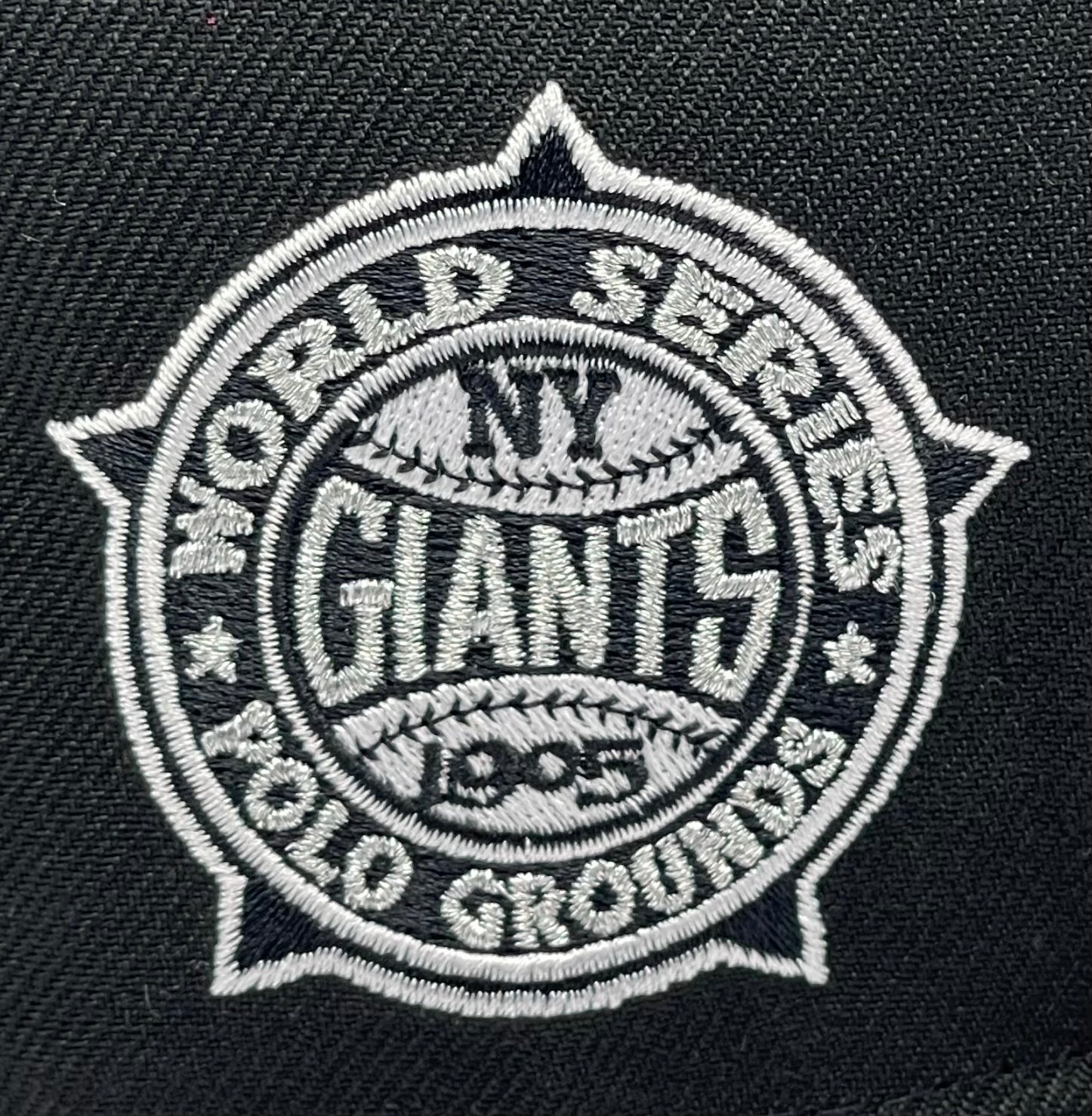 NEW YORK GIANTS (BLACK) (1905 WORLDSERIES " POLO GROUNDS" ) NEWERA 59FIFTY FITTED