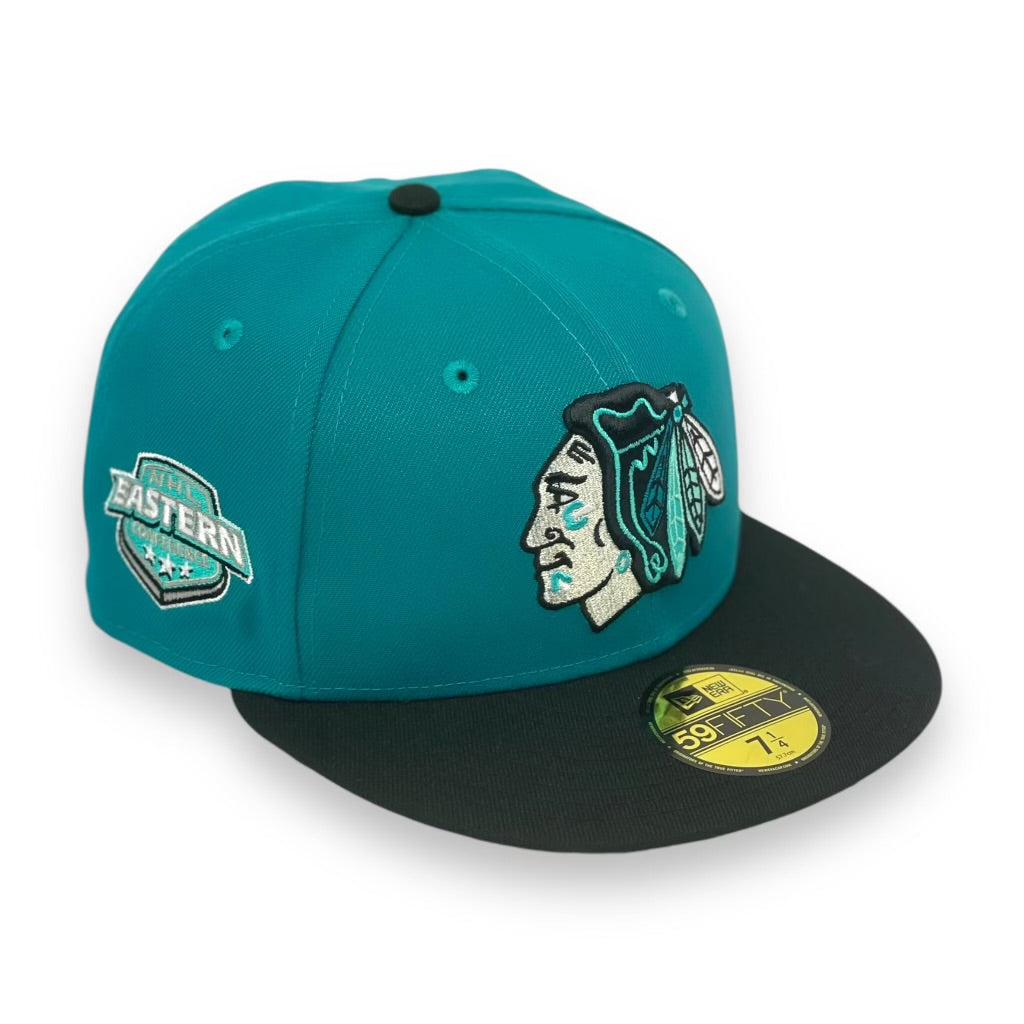 CHICAGO BLACKHAWKS (AQUA) (EASTERN CONF) NEW ERA 59FIFTY FITTED