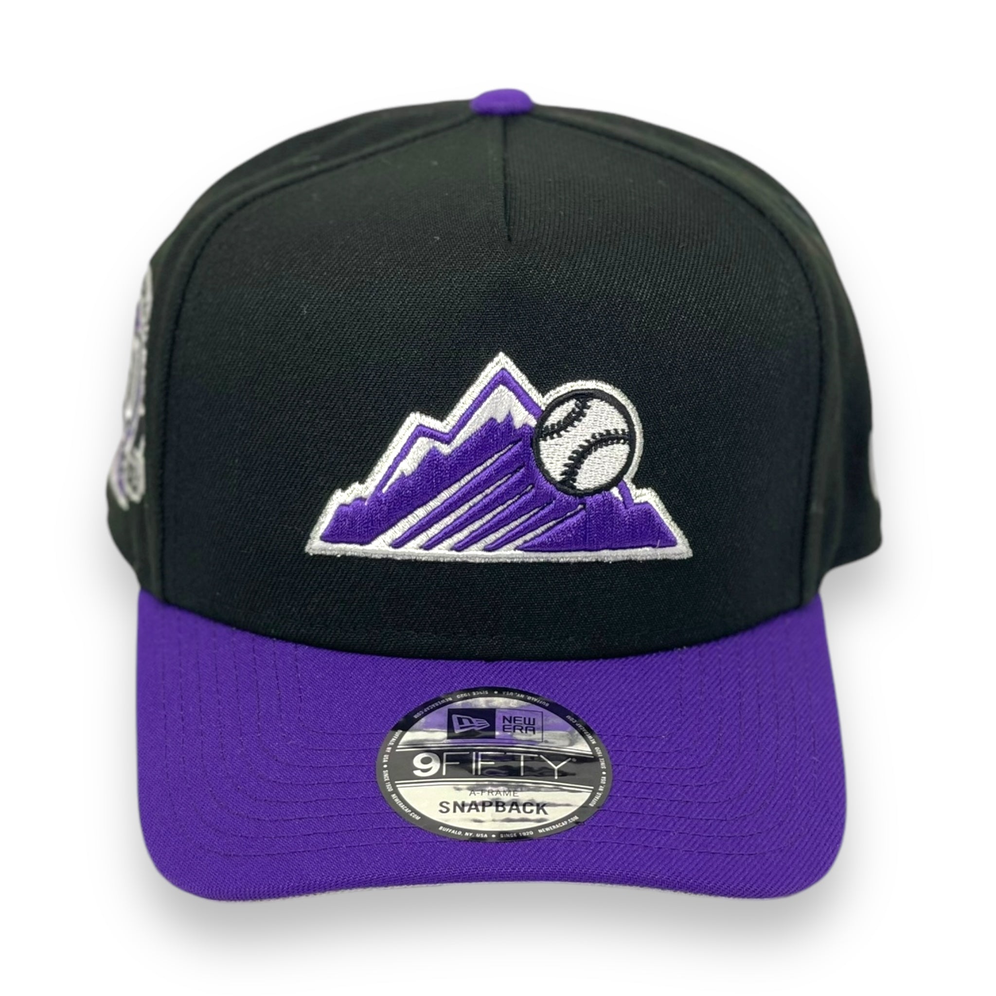 COLORADO ROCKIES (BLACK/PURPLE) (30TH ANN) "9FIFTY AFRAME" NEW ERA SNAPBACK