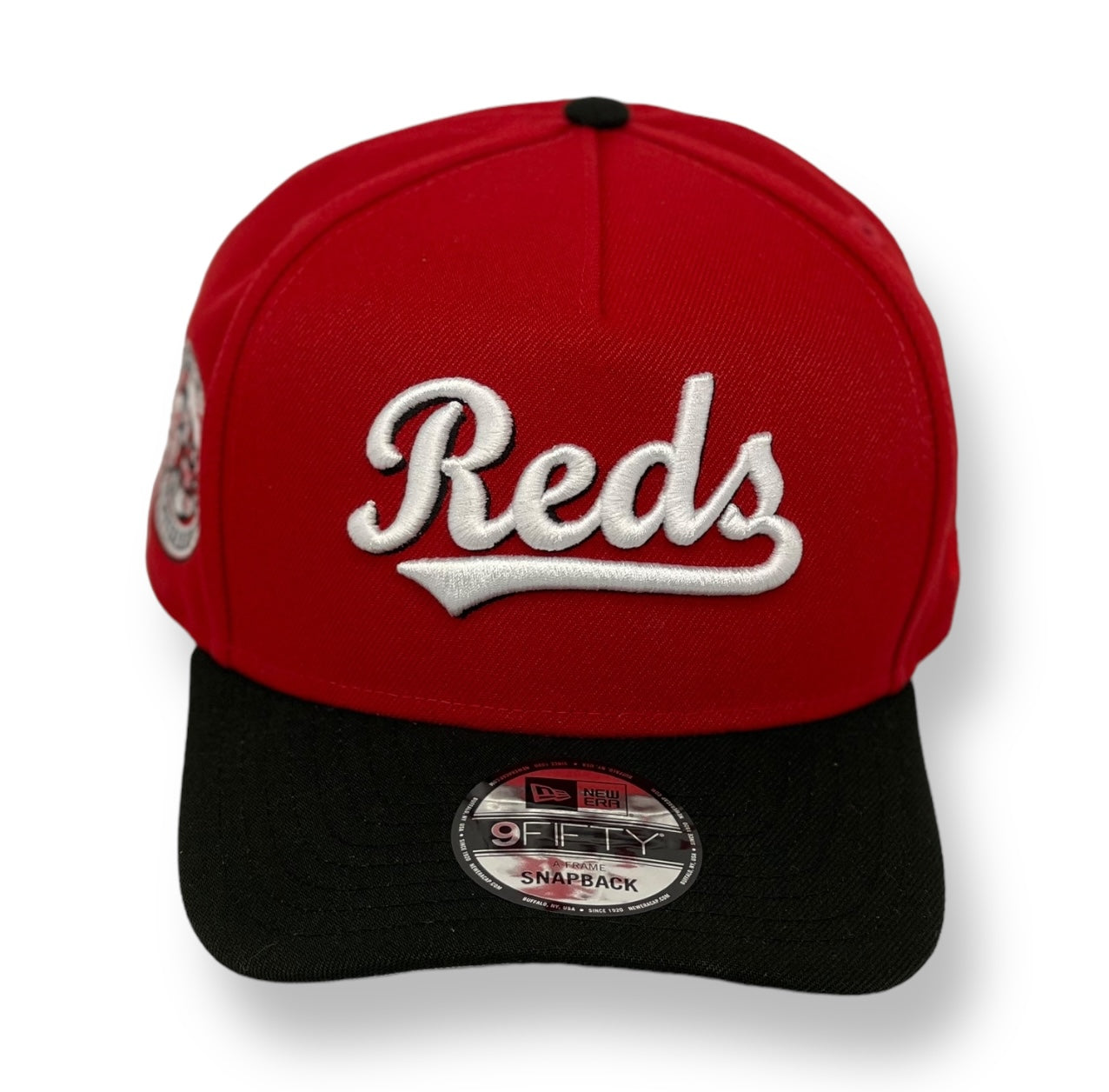 CINCINNATI REDS (RED/BLACK) (25TH 10TH) "9FIFTY AFRAME" NEW ERA SNAPBACK