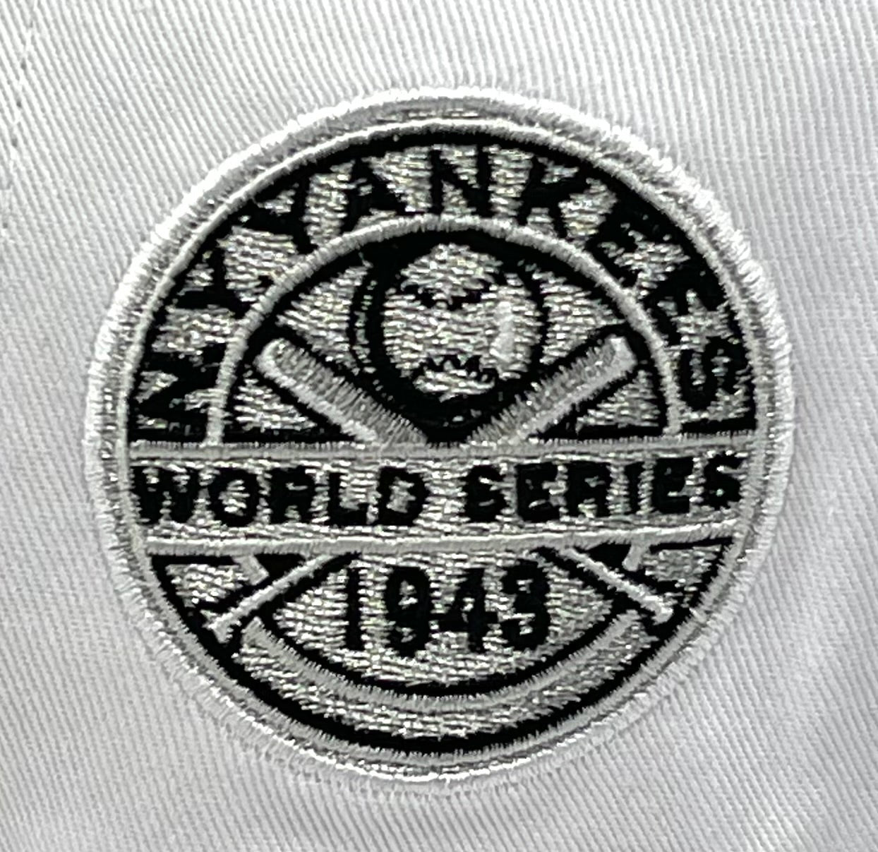 NEW YORK YANKEES (WHITE/SILVER) (1943 WORLD SERIES) NEW ERA 59FIFTY FITTED