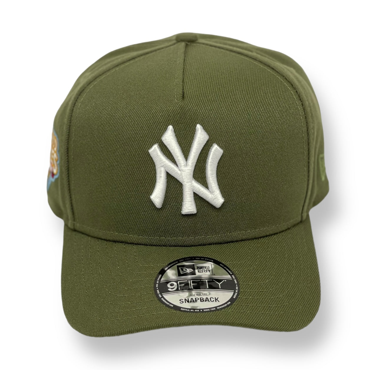 Olive green yankees hat best sale