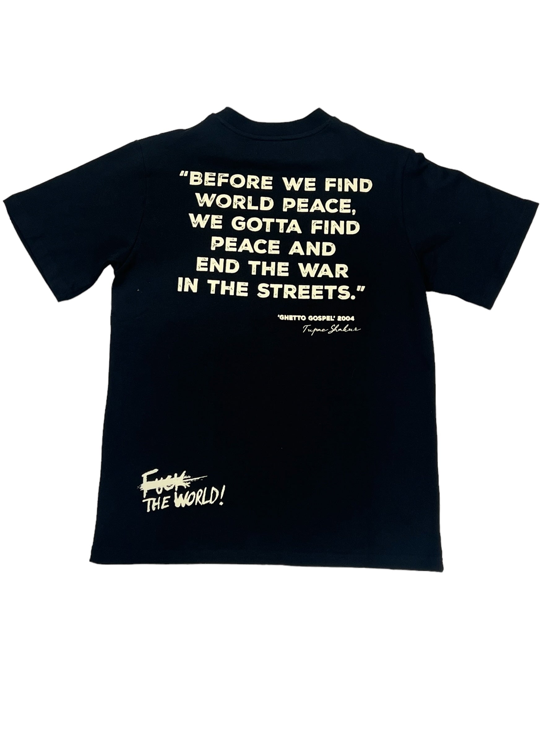 APPRV END THE WAR (BLACK) TEE