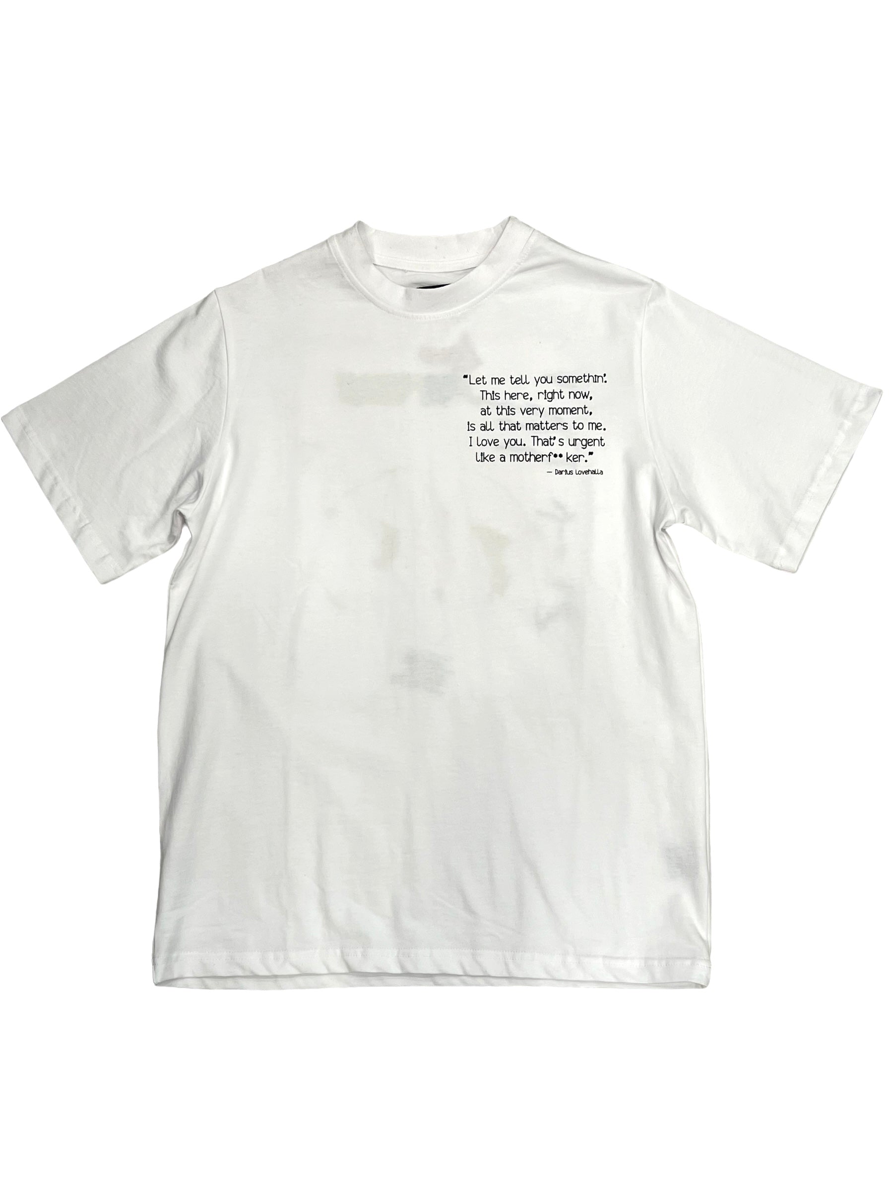 APPRV "LOVE ME" &nbsp;(WHITE) TEE