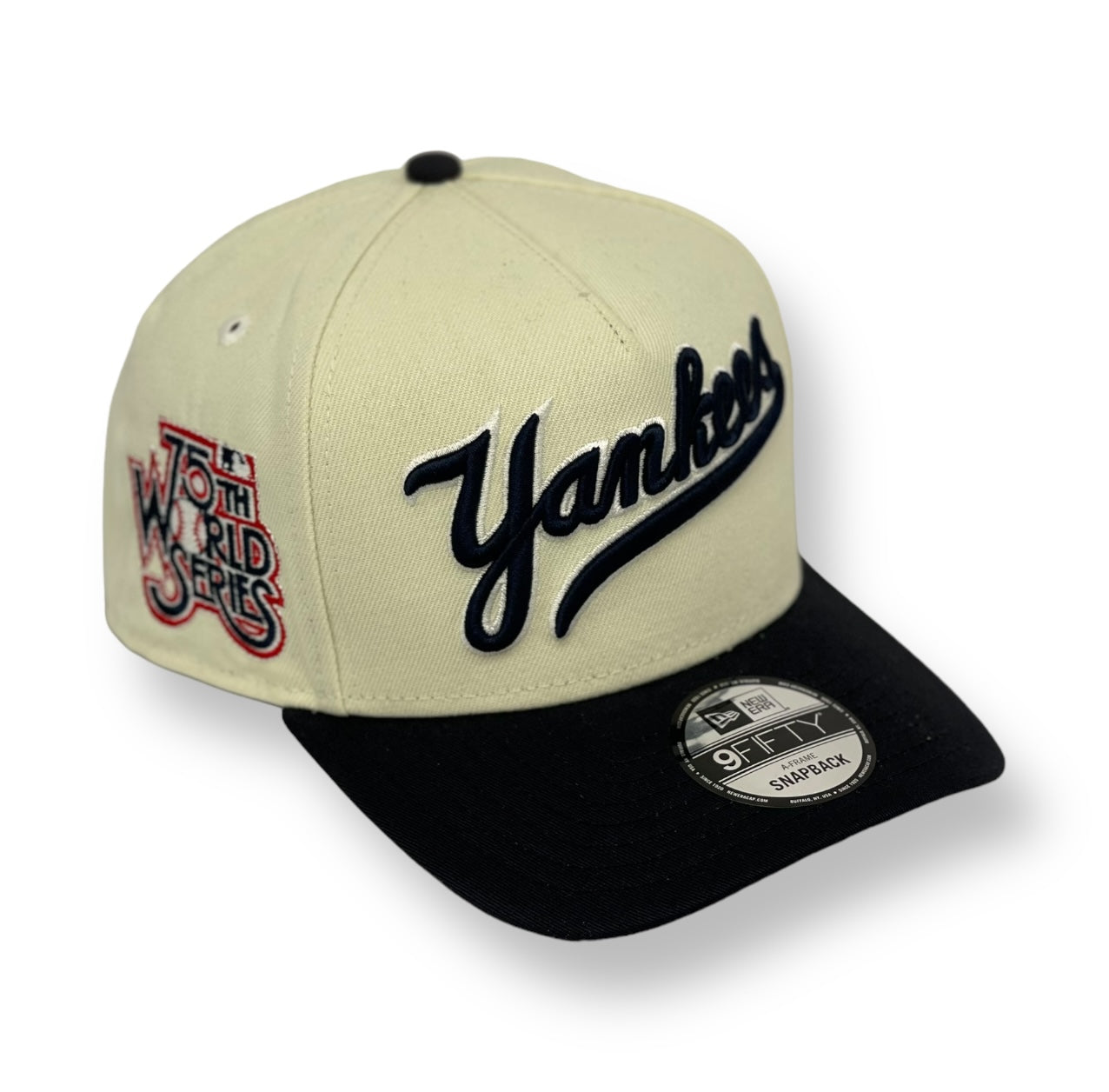 NEW YORK YANKEES (OFF-WHITE) (1978 WS ) "9FIFTY AFRAME" NEW ERA SNAPBACK