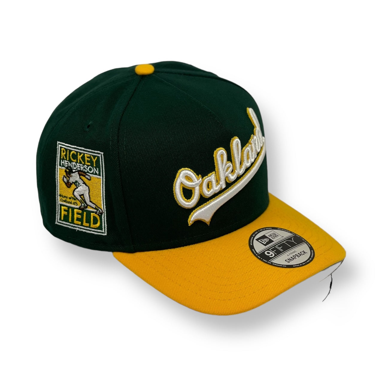 OAKLAND ATHLETICS (RICKY HENDERSON) "9FIFTY AFRAME" NEW ERA SNAPBACK