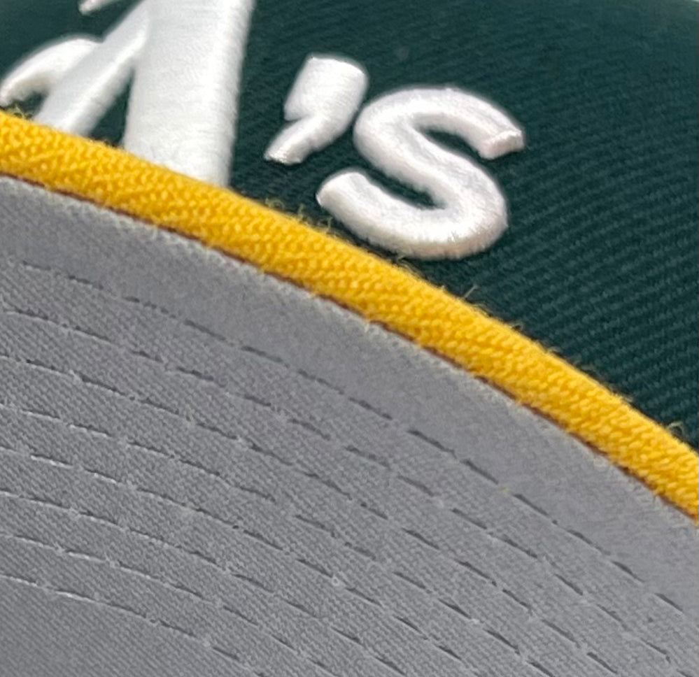 OAKLAND ATHLETICS "1989 WORLDSERIES" NEW ERA 59FIFTY FITTED (GREY UNDER VISOR)