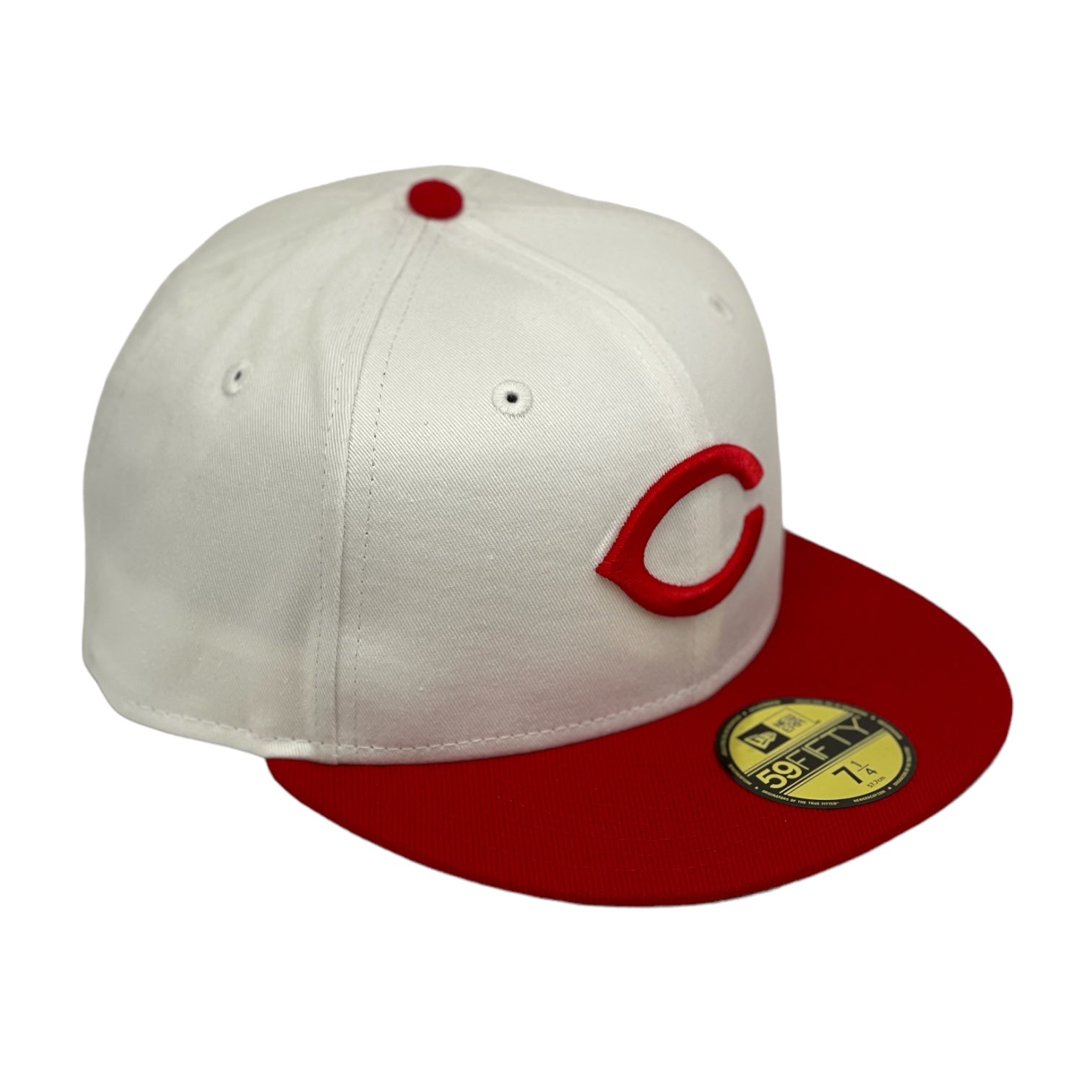 CINCINNATI REDS (WHITE) (1957) NEW ERA 59FIFTY FITTED (GREEN UNDER VISOR)