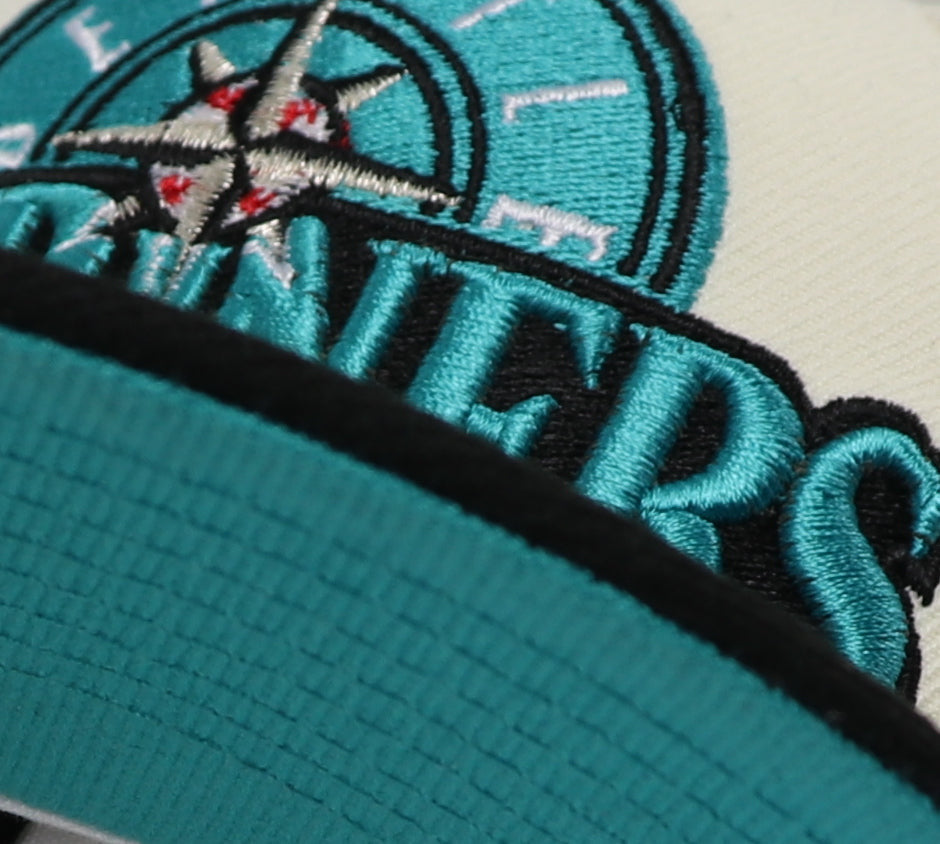 SEATTLE MARINERS (OFF-WHITE) (2023 ALLSTARGAME) NEW ERA 59FIFTY FITTED (TEAL UNDER VISOR)