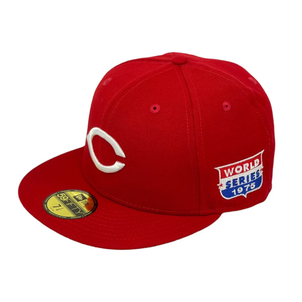 New Era, Accessories, Cincinnati Reds Hat Cooperstown New Era Wool 7 5  59fifty Baseball Ball Cap