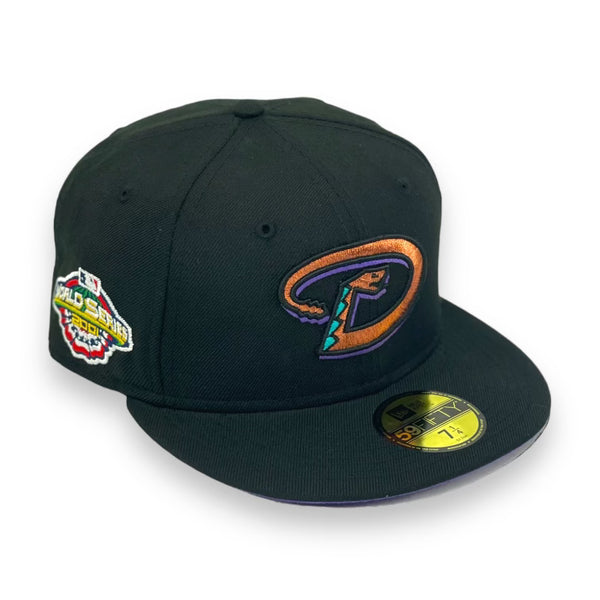 Arizona Diamondbacks New Era 2001 World Series Polar Lights 59FIFTY Fitted  Hat - Black