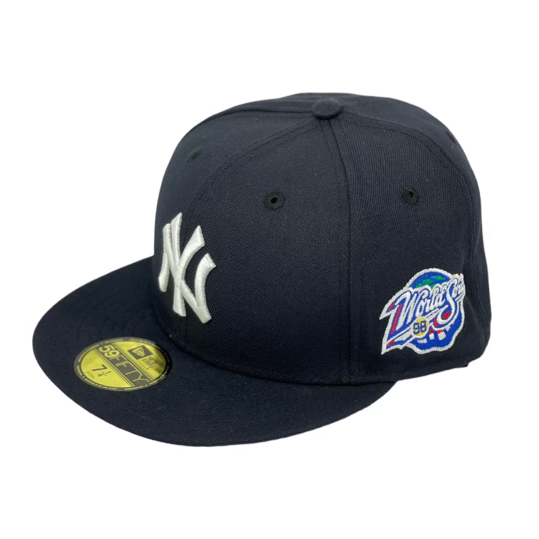 NEW YORK YANKEES 1950 WORLD outlets SERIES BLACK PINK BRIM NEW ERA FITTED HAT