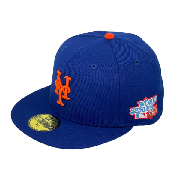 Dark Green New York Mets Gray Bottom New Era 59FIFTY Fitted Hat 71/8