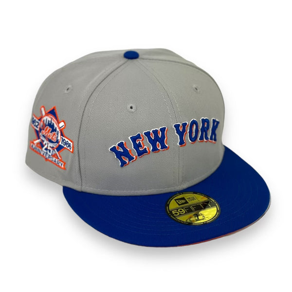 Men's New York Mets New Era Green 25th Season Orange Undervisor 59FIFTY  Fitted Hat