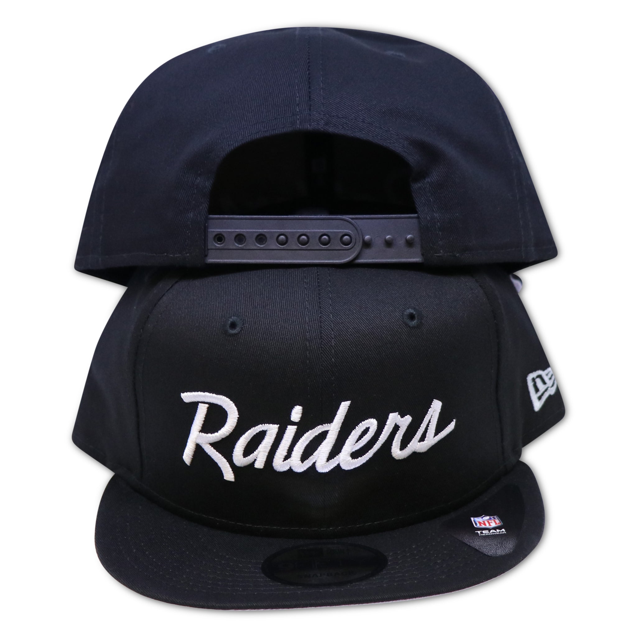 Las Vegas Raiders New Era Main Script 9FIFTY Snapback Hat - Black